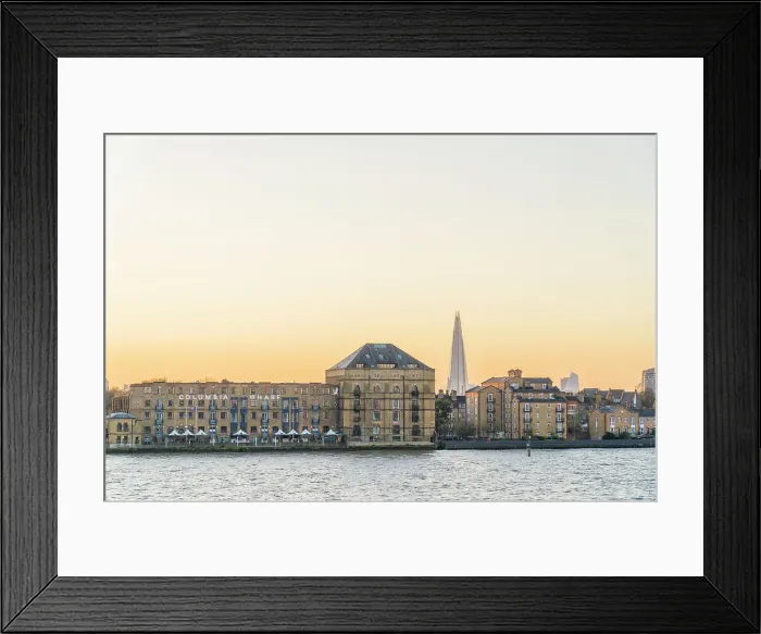 Framed Print : The Shard seen from Canary Wharf, London, England, UK Framed Print : The Shard seen from Canary Wharf, London, England, UK
