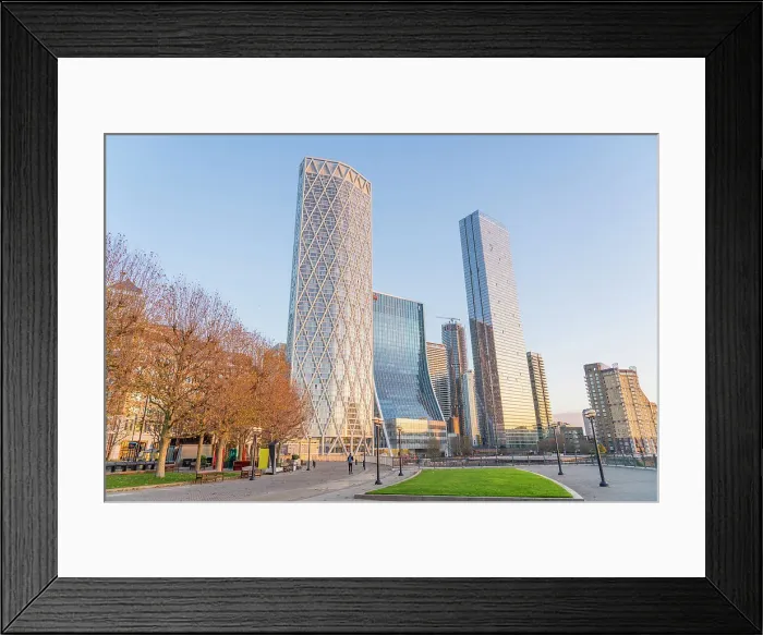 Framed Print : Canary Wharf, London, England, UK