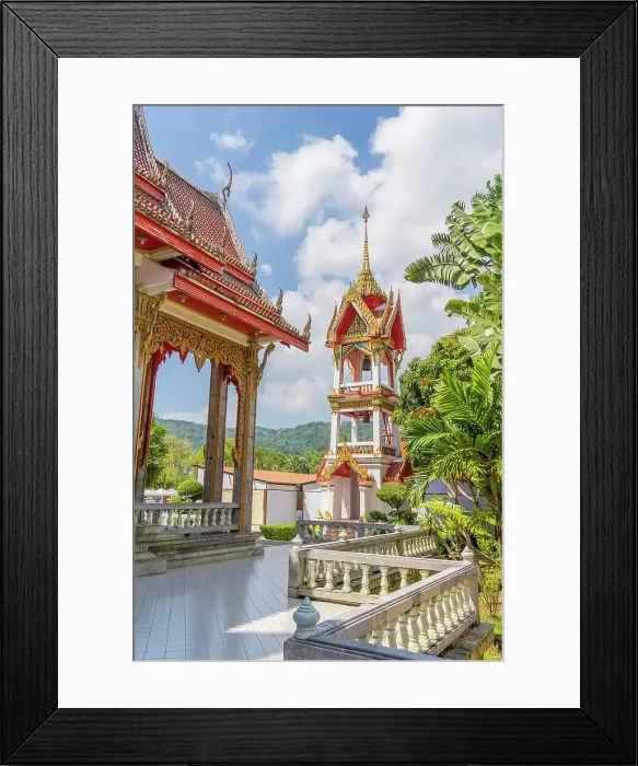 Framed Print : Chaithararam Temple also known as Wat Chalong, Chalong, Phuket, Thailand Framed Print : Chaithararam Temple also known as Wat Chalong, Chalong, Phuket, Thailand