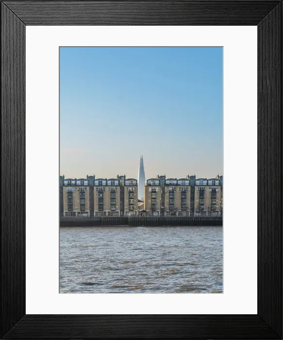 Framed Print : The Shard seen from Canary Wharf, London, England, UK Framed Print : The Shard seen from Canary Wharf, London, England, UK
