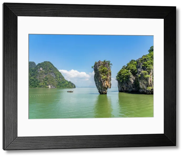Framed Print : James Bond island also known as Khao Phing Kan, Phang Nga Bay, Ao Phang Nga National Park, Phuket, Thailand Framed Print : James Bond island also known as Khao Phing Kan, Phang Nga Bay, Ao Phang Nga National Park, Phuket, Thailand