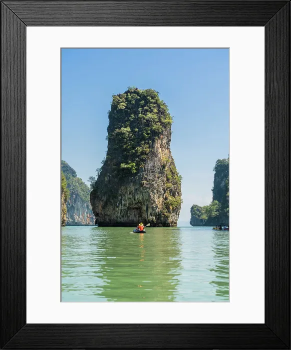 Framed Print : Limestone karst, Hong Island, Krabi, Thailand Framed Print : Limestone karst, Hong Island, Krabi, Thailand