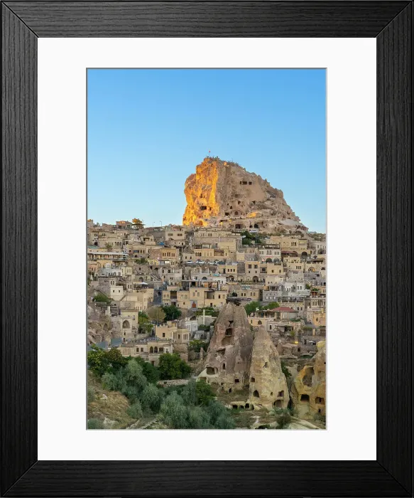 Framed Print : Uchisar Castle and Pigeon Valley at sunset, Uchisar, Goreme Historical National Park, Nevsehir District, Nevsehir Province, UNESCO, Cappadocia, Central Anatolia Region, Turkey Framed Print : Uchisar Castle and Pigeon Valley at sunset, Uchisar, Goreme Historical National Park, Nevsehir District, Nevsehir Province, UNESCO, Cappadocia, Central Anatolia Region, Turkey