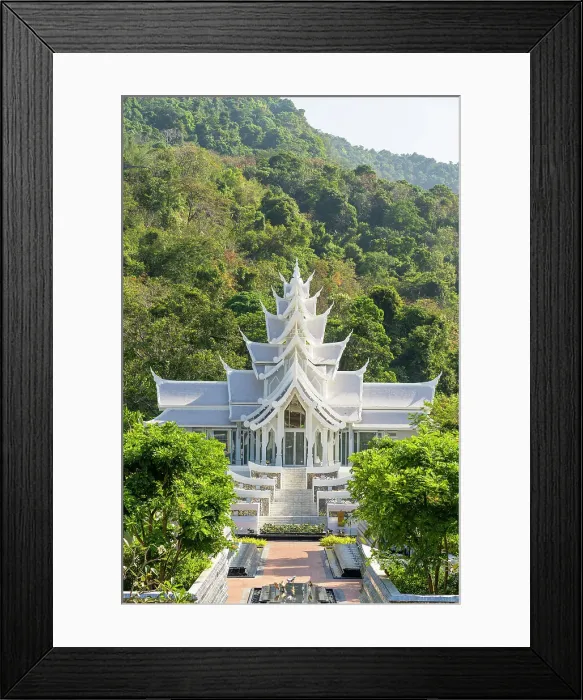 Framed Print : Temple inspired building at the InterContinental Hotel Phuket Resort, Kamala Beach, Phuket, Thailand