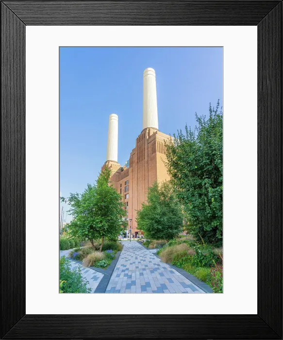 Framed Print : Battersea Power Station, Battersea, London, England, UK Framed Print : Battersea Power Station, Battersea, London, England, UK