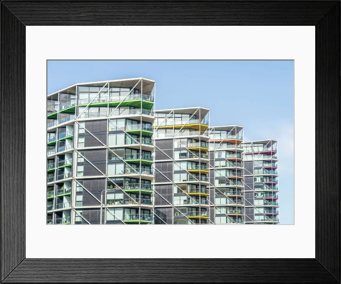 Framed Print : Local architecture, Battersea, London, England, UK Framed Print : Local architecture, Battersea, London, England, UK