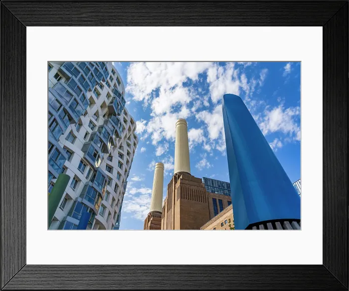 Framed Print : Battersea Power Station, Battersea, London, England, UK Framed Print : Battersea Power Station, Battersea, London, England, UK