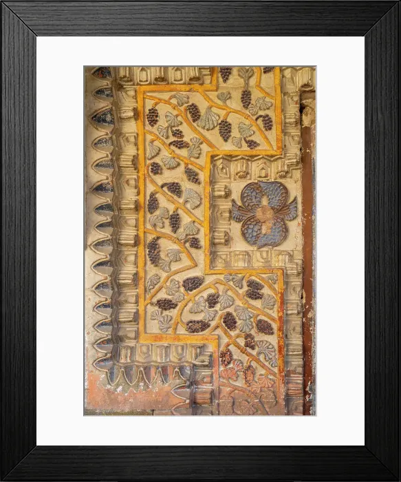 Framed Print : Detail of decoration on wall at entrance to Konstantin - Eleni Church, Mustafapasa, Urgup District, Nevsehir Province, Cappadocia, Central Anatolia Region, Turkey Framed Print : Detail of decoration on wall at entrance to Konstantin - Eleni Church, Mustafapasa, Urgup District, Nevsehir Province, Cappadocia, Central Anatolia Region, Turkey