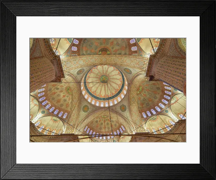 Framed Print : Ceiling of Blue Mosque, Sultanahmet, UNESCO, Fatih District, Istanbul Province, Turkey Framed Print : Ceiling of Blue Mosque, Sultanahmet, UNESCO, Fatih District, Istanbul Province, Turkey