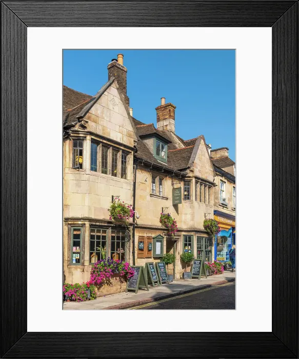 Framed Print : UK, England, Lincolnshire, Stamford, St. Paul's Street, Tobie Norris Pub Framed Print : UK, England, Lincolnshire, Stamford, St. Paul's Street, Tobie Norris Pub