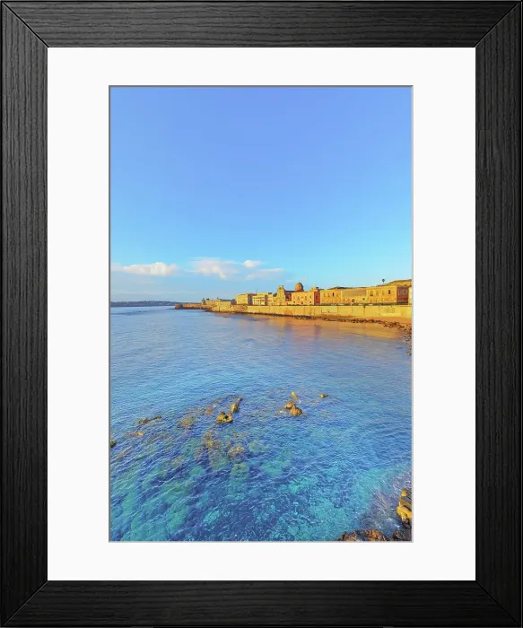 Framed Print : Ortygia island, Ortygia, Syracuse, Sicily, Italy