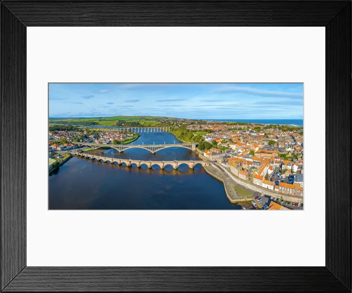 Framed Print : UK, England, Northumberland, Berwick-upon-Tweed, River Tweed Framed Print : UK, England, Northumberland, Berwick-upon-Tweed, River Tweed