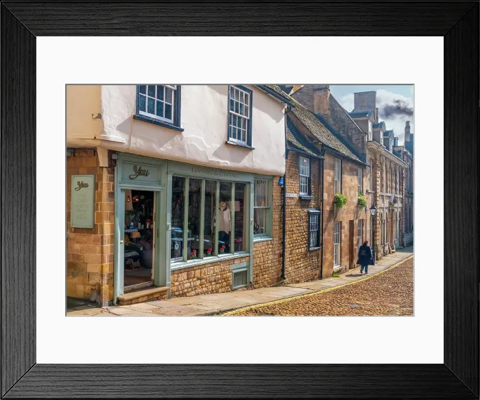 Framed Print : UK, England, Lincolnshire, Stamford, St. Mary's Place Framed Print : UK, England, Lincolnshire, Stamford, St. Mary's Place