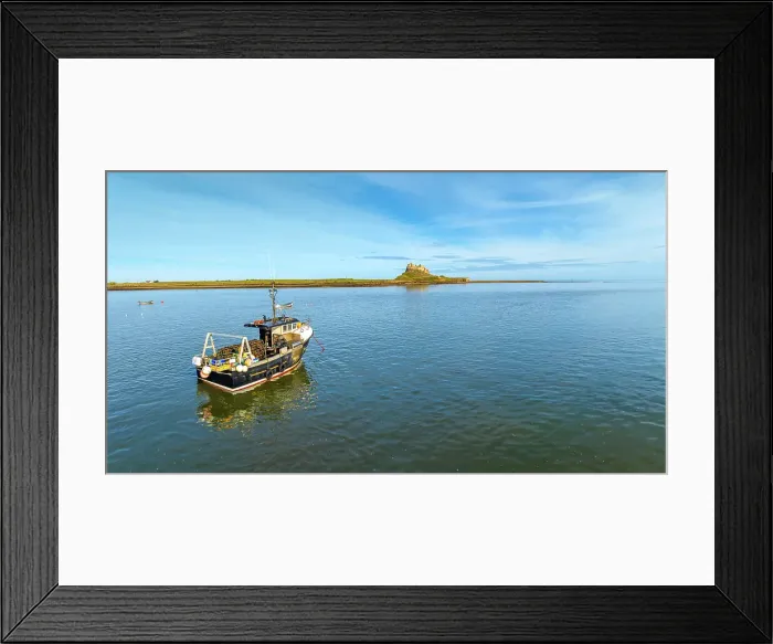 Framed Print : UK, England, Northumberland, Holy Island, Lindisfarne, Lindisfarne Castle Framed Print : UK, England, Northumberland, Holy Island, Lindisfarne, Lindisfarne Castle