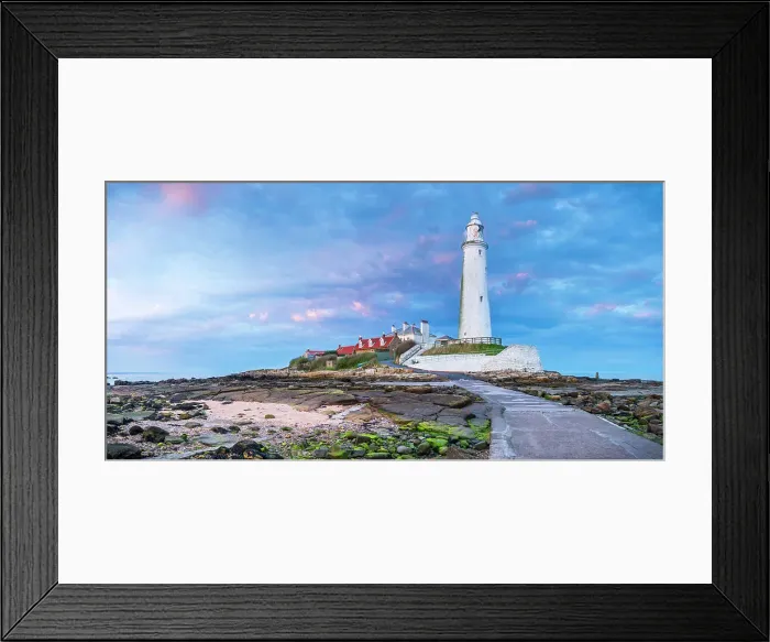 Framed Print : UK, England, Tyne and Wear, North Tyneside, Whitley Bay, St. Mary's Island, St. Mary's Lighthouse Framed Print : UK, England, Tyne and Wear, North Tyneside, Whitley Bay, St. Mary's Island, St. Mary's Lighthouse