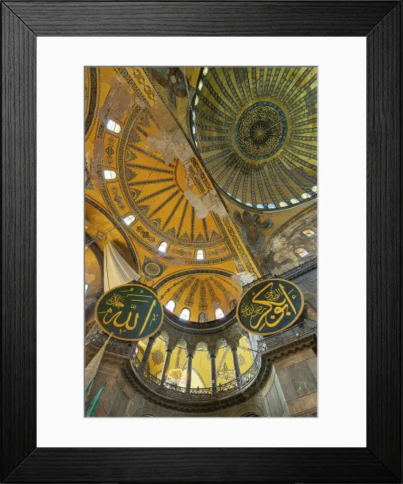 Framed Print : Interior of Hagia Sophia Mosque, Sultanahmet, UNESCO, Fatih District, Istanbul Province, Turkey Framed Print : Interior of Hagia Sophia Mosque, Sultanahmet, UNESCO, Fatih District, Istanbul Province, Turkey