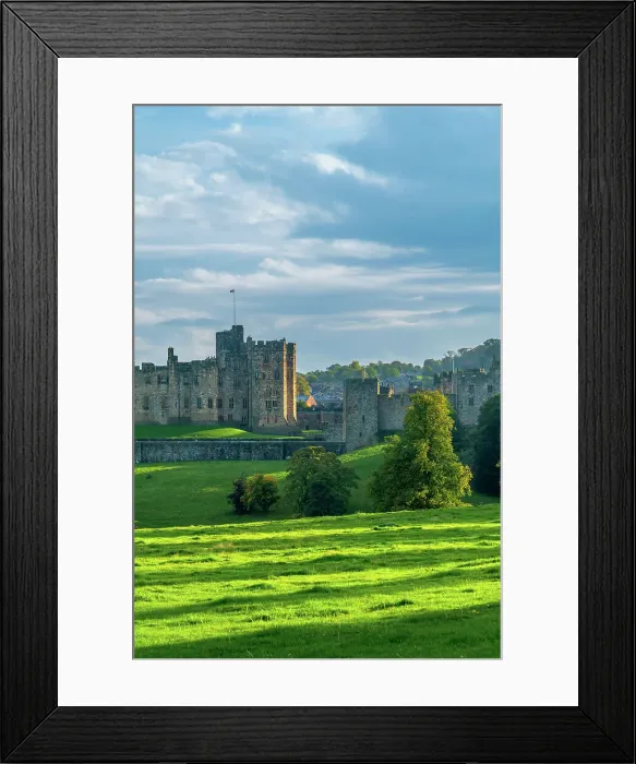 Framed Print : UK, England, Northumberland, Alnwick, Alnwick Castle