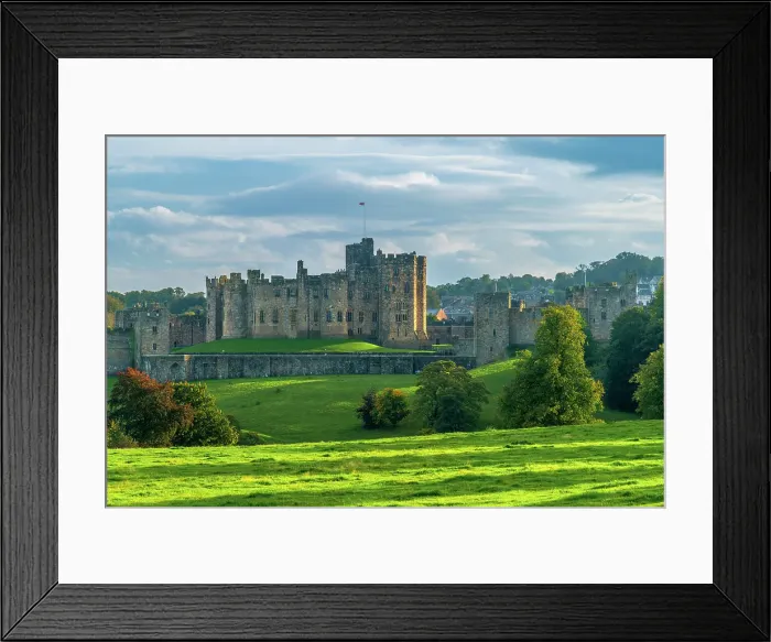Framed Print : UK, England, Northumberland, Alnwick, Alnwick Castle