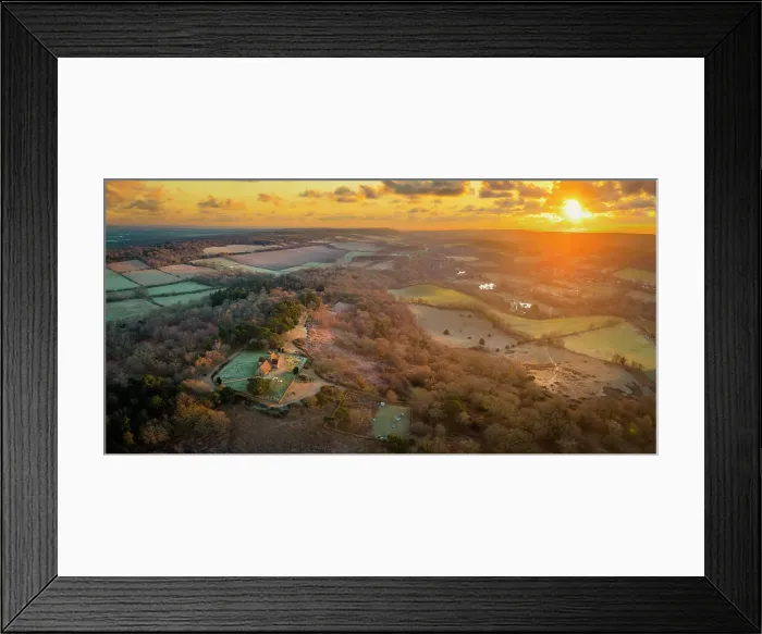 Framed Print : St. Martha's Church on the Pilgrims Way, North Downs, Surrey, England, UK Framed Print : St. Martha's Church on the Pilgrims Way, North Downs, Surrey, England, UK