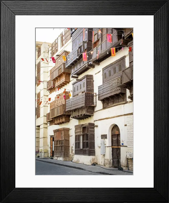 Framed Print : Al-Balad (historic old town), UNESCO World Heritage Site, Jeddah, Makkah Province, Saudi Arabia Framed Print : Al-Balad (historic old town), UNESCO World Heritage Site, Jeddah, Makkah Province, Saudi Arabia