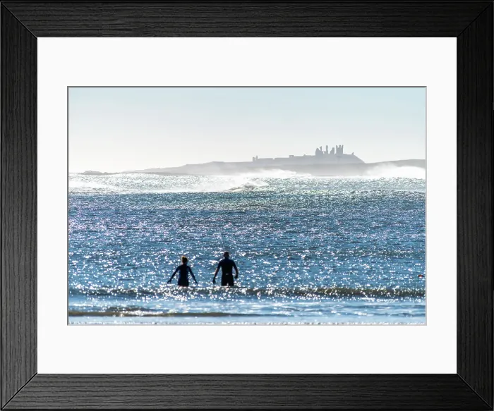 Framed Print : UK, England, Northumberland, Dunstanburgh Castle Framed Print : UK, England, Northumberland, Dunstanburgh Castle