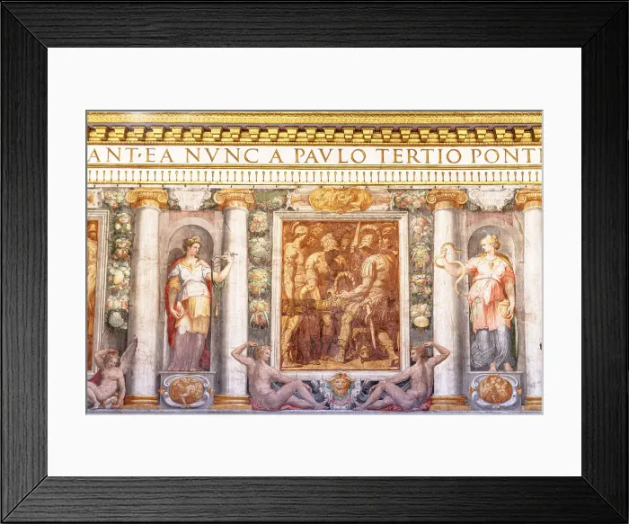 Framed Print : Religious fresco inside the mausoleum of Castel Sant Angelo, Rome, Lazio, Italy Framed Print : Religious fresco inside the mausoleum of Castel Sant Angelo, Rome, Lazio, Italy