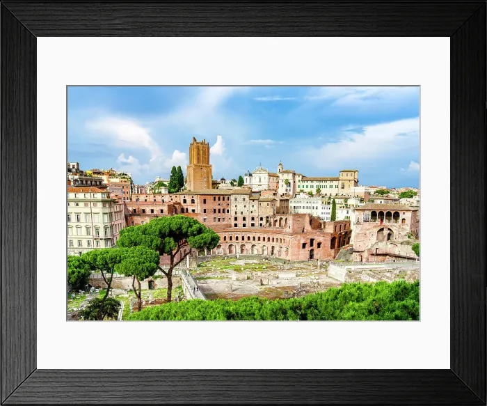 Framed Print : Trajan's fora in the Imperial Roman Forums, Rome, Italy Framed Print : Trajan's fora in the Imperial Roman Forums, Rome, Italy