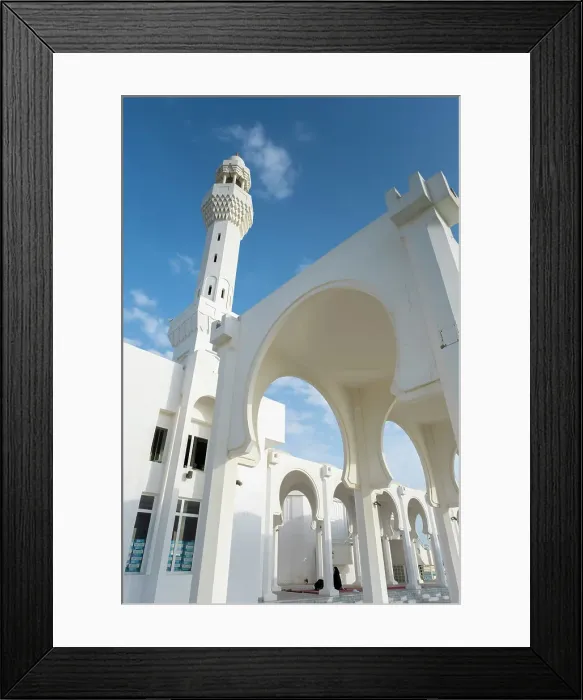Framed Print : Al Rahmah Mosque, Jeddah Corniche, Jeddah, Makkah Province, Saudi Arabia Framed Print : Al Rahmah Mosque, Jeddah Corniche, Jeddah, Makkah Province, Saudi Arabia
