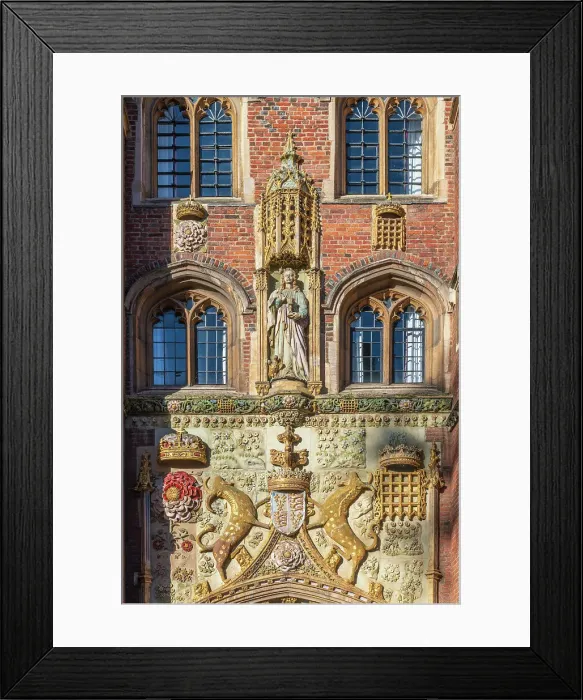 Framed Print : UK, England, Cambridgeshire, Cambridge, St. John's College, Great Gate Framed Print : UK, England, Cambridgeshire, Cambridge, St. John's College, Great Gate