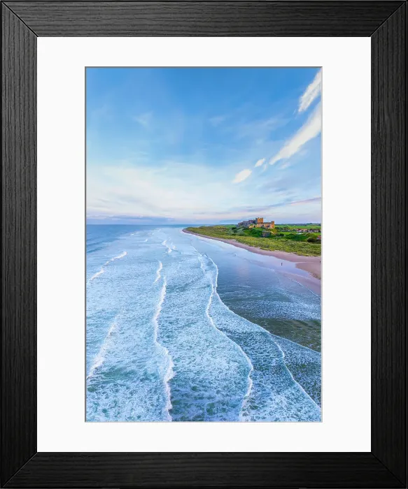 Framed Print : UK, England, Northumberland, Bamburgh, Bamburgh Beach, Bamburgh Castle Framed Print : UK, England, Northumberland, Bamburgh, Bamburgh Beach, Bamburgh Castle