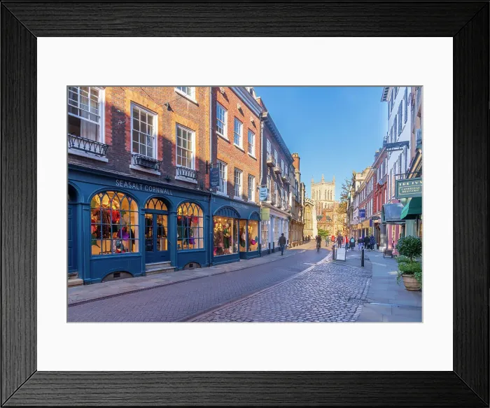 Framed Print : UK, England, Cambridgeshire, Cambridge, Trinity Street