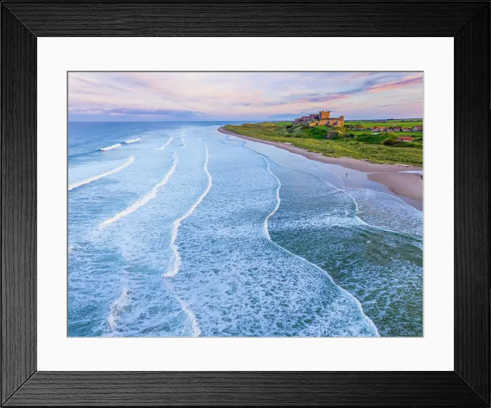 Framed Print : UK, England, Northumberland, Bamburgh, Bamburgh Beach, Bamburgh Castle Framed Print : UK, England, Northumberland, Bamburgh, Bamburgh Beach, Bamburgh Castle