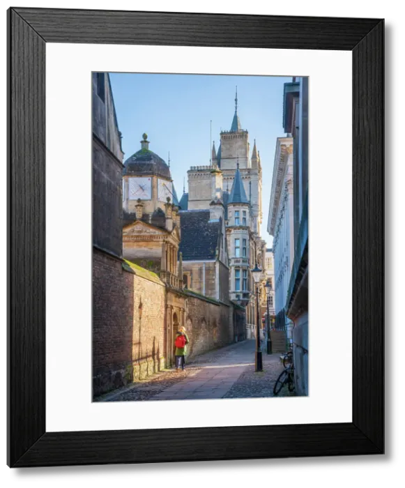 Framed Print : UK, England, Cambridgeshire, Cambridge, Senate House Passage, Gonville & Caius College, Gate of Honour Framed Print : UK, England, Cambridgeshire, Cambridge, Senate House Passage, Gonville & Caius College, Gate of Honour
