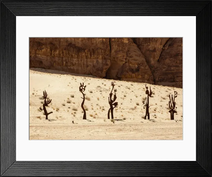 Framed Print : Sculptures in the desert, Ashar Valley, Al-Ula, Medina Province, Saudi Arabia Framed Print : Sculptures in the desert, Ashar Valley, Al-Ula, Medina Province, Saudi Arabia