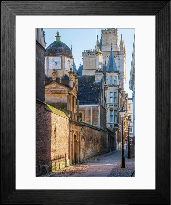 Framed Print : UK, England, Cambridgeshire, Cambridge, Senate House Passage, Gonville & Caius College, Gate of Honour Framed Print : UK, England, Cambridgeshire, Cambridge, Senate House Passage, Gonville & Caius College, Gate of Honour