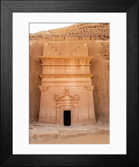 Framed Print : Nabatean tombs at Jabal Al Banat, Hegra (Mada'in Salih / Al-Hijr) archaeological site (UNESCO World Heritage Site), Al-Ula, Medina Province, Saudi Arabia Framed Print : Nabatean tombs at Jabal Al Banat, Hegra (Mada'in Salih / Al-Hijr) archaeological site (UNESCO World Heritage Site), Al-Ula, Medina Province, Saudi Arabia