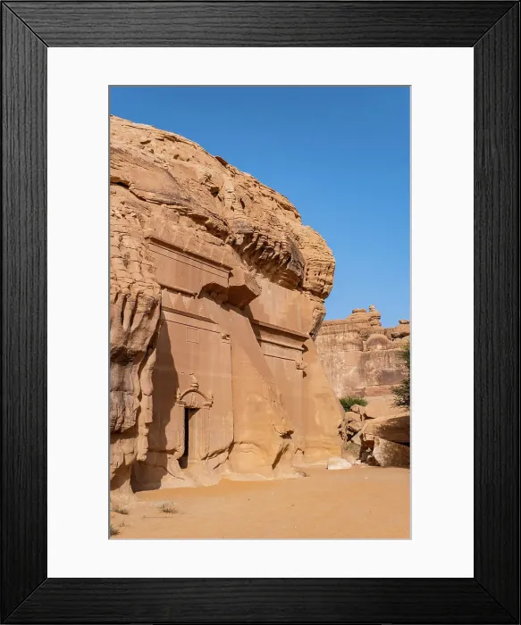 Framed Print : Nabatean tombs at Jabal Al Banat, Hegra (Mada'in Salih / Al-Hijr) archaeological site (UNESCO World Heritage Site), Al-Ula, Medina Province, Saudi Arabia Framed Print : Nabatean tombs at Jabal Al Banat, Hegra (Mada'in Salih / Al-Hijr) archaeological site (UNESCO World Heritage Site), Al-Ula, Medina Province, Saudi Arabia