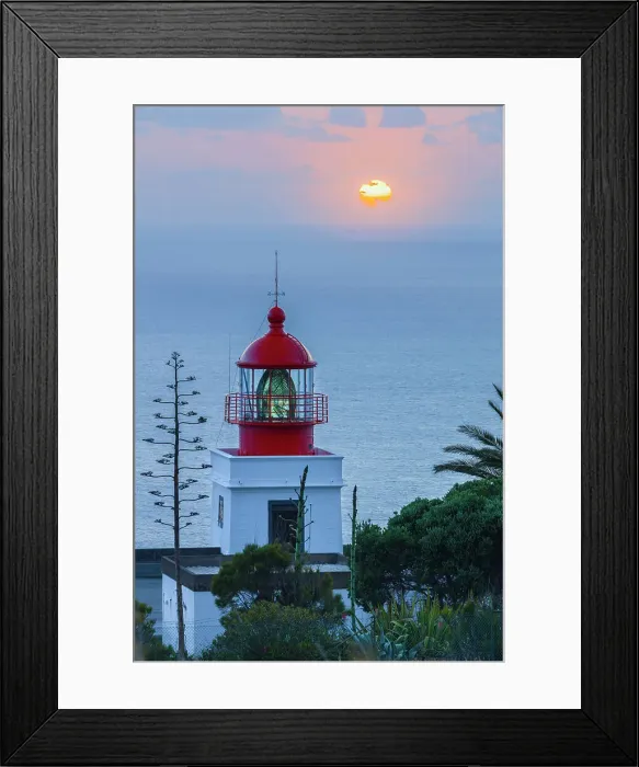 Framed Print : Farol da Ponta do Pargo during sunset, Madeira, Portugal Framed Print : Farol da Ponta do Pargo during sunset, Madeira, Portugal
