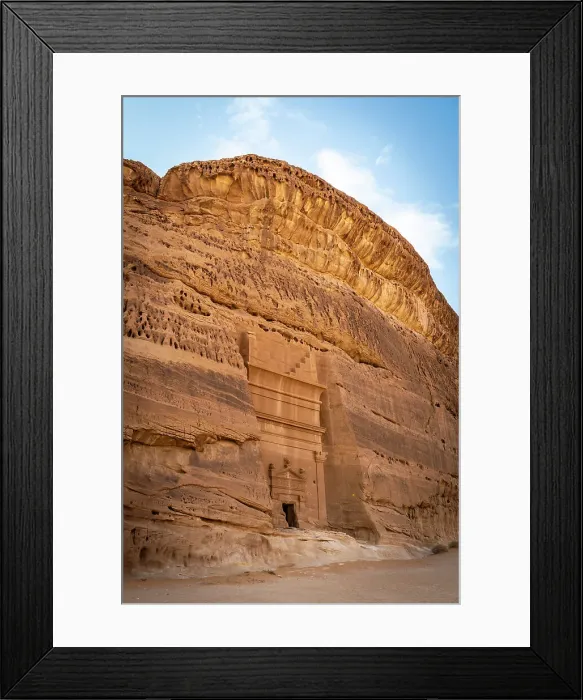 Framed Print : Nabatean tombs at Jabal Al Banat, Hegra (Mada'in Salih / Al-Hijr) archaeological site (UNESCO World Heritage Site), Al-Ula, Medina Province, Saudi Arabia Framed Print : Nabatean tombs at Jabal Al Banat, Hegra (Mada'in Salih / Al-Hijr) archaeological site (UNESCO World Heritage Site), Al-Ula, Medina Province, Saudi Arabia