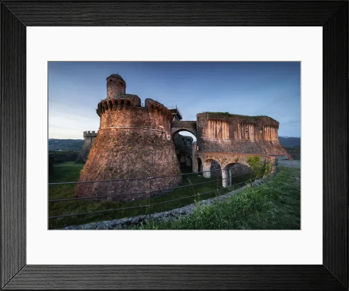 Framed Print : Fortress of Sarzanello, municipality of Sarzana, province of La Spezia, Liguria district, Italy Framed Print : Fortress of Sarzanello, municipality of Sarzana, province of La Spezia, Liguria district, Italy