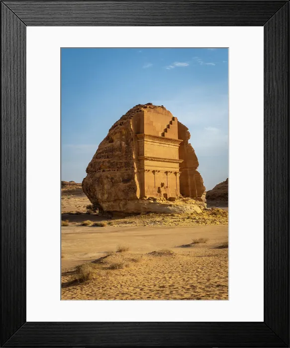 Framed Print : Nabatean tomb of Lihyan son of Kuza, Hegra (Mada'in Salih / Al-Hijr) archaeological site (UNESCO World Heritage Site), Al-Ula, Medina Province, Saudi Arabia Framed Print : Nabatean tomb of Lihyan son of Kuza, Hegra (Mada'in Salih / Al-Hijr) archaeological site (UNESCO World Heritage Site), Al-Ula, Medina Province, Saudi Arabia