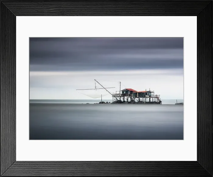Framed Print : Long exposure in Bocca d'Arno, Marina di Pisa, province of Pisa, Tuscany, Italy Framed Print : Long exposure in Bocca d'Arno, Marina di Pisa, province of Pisa, Tuscany, Italy