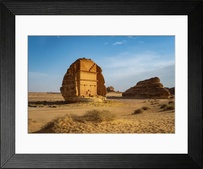 Framed Print : Nabatean tomb of Lihyan son of Kuza, Hegra (Mada'in Salih / Al-Hijr) archaeological site (UNESCO World Heritage Site), Al-Ula, Medina Province, Saudi Arabia Framed Print : Nabatean tomb of Lihyan son of Kuza, Hegra (Mada'in Salih / Al-Hijr) archaeological site (UNESCO World Heritage Site), Al-Ula, Medina Province, Saudi Arabia