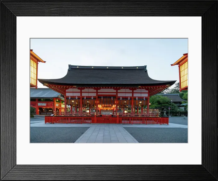 Framed Print : Kyoto Japan. Fushimi Inari Taisha Shrine at sunrise Framed Print : Kyoto Japan. Fushimi Inari Taisha Shrine at sunrise