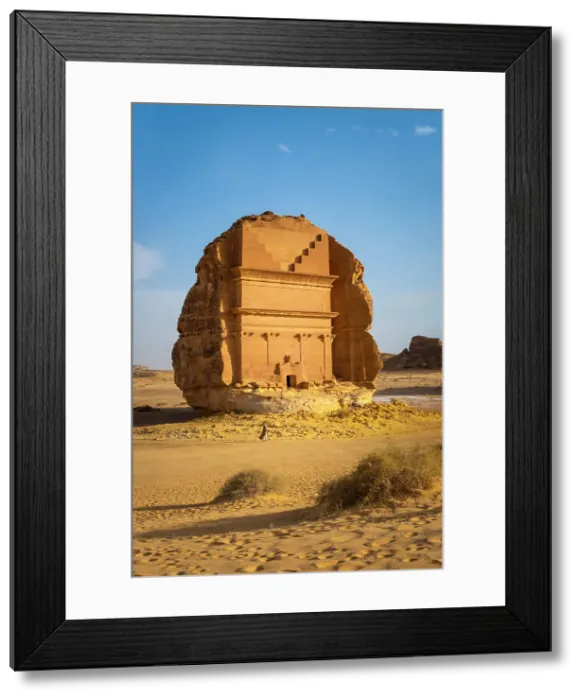 Framed Print : Nabatean tomb of Lihyan son of Kuza, Hegra (Mada'in Salih / Al-Hijr) archaeological site (UNESCO World Heritage Site), Al-Ula, Medina Province, Saudi Arabia Framed Print : Nabatean tomb of Lihyan son of Kuza, Hegra (Mada'in Salih / Al-Hijr) archaeological site (UNESCO World Heritage Site), Al-Ula, Medina Province, Saudi Arabia