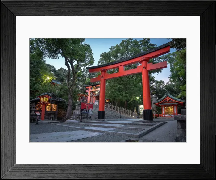 Framed Print : Kyoto Japan. Fushimi Inari Taisha Shrine at sunrise Framed Print : Kyoto Japan. Fushimi Inari Taisha Shrine at sunrise