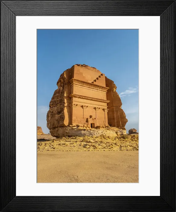 Framed Print : Nabatean tomb of Lihyan son of Kuza, Hegra (Mada'in Salih / Al-Hijr) archaeological site (UNESCO World Heritage Site), Al-Ula, Medina Province, Saudi Arabia Framed Print : Nabatean tomb of Lihyan son of Kuza, Hegra (Mada'in Salih / Al-Hijr) archaeological site (UNESCO World Heritage Site), Al-Ula, Medina Province, Saudi Arabia