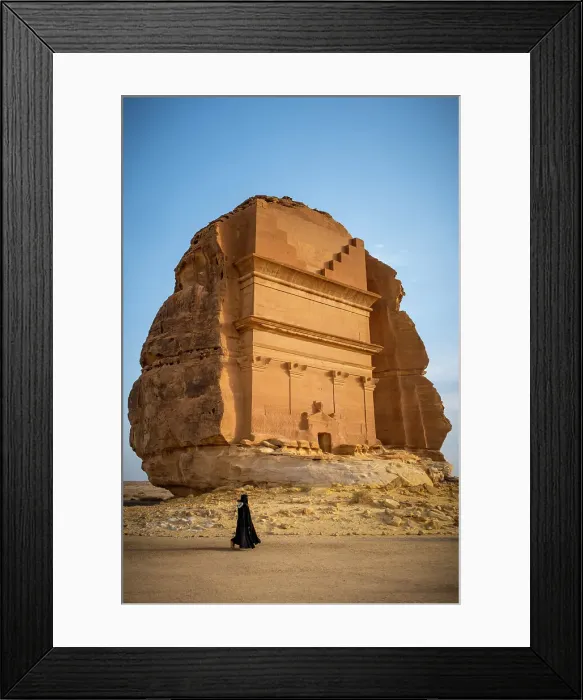 Framed Print : Nabatean tomb of Lihyan son of Kuza, Hegra (Mada'in Salih / Al-Hijr) archaeological site (UNESCO World Heritage Site), Al-Ula, Medina Province, Saudi Arabia Framed Print : Nabatean tomb of Lihyan son of Kuza, Hegra (Mada'in Salih / Al-Hijr) archaeological site (UNESCO World Heritage Site), Al-Ula, Medina Province, Saudi Arabia