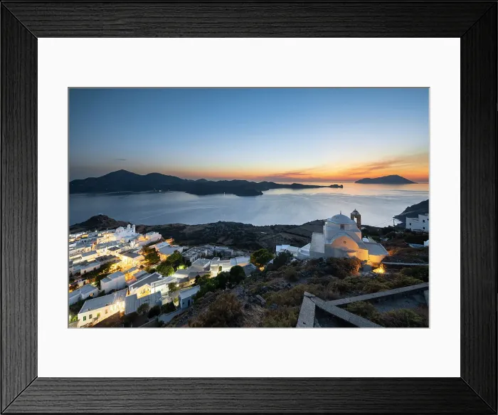 Framed Print : The Church of Panagia Thalassitra above the village of Plaka (Milos Island, Cyclades Islands, Greece) Framed Print : The Church of Panagia Thalassitra above the village of Plaka (Milos Island, Cyclades Islands, Greece)