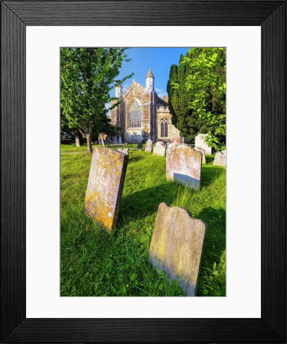 Framed Print : Church of Saint Mary in Rye at sunset, Rye, Rother, East Sussex, England, United Kingdom Framed Print : Church of Saint Mary in Rye at sunset, Rye, Rother, East Sussex, England, United Kingdom